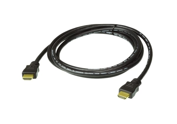 ATEN 1M HDMI 2.0-kabel M/M 30AWG gull, svart