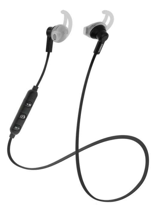 STREETZ Stay-in-ear BT hörlurar med mikrofon och media/svarsknappar, s
