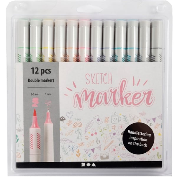 Colortime Sketch Marker pastellfärger