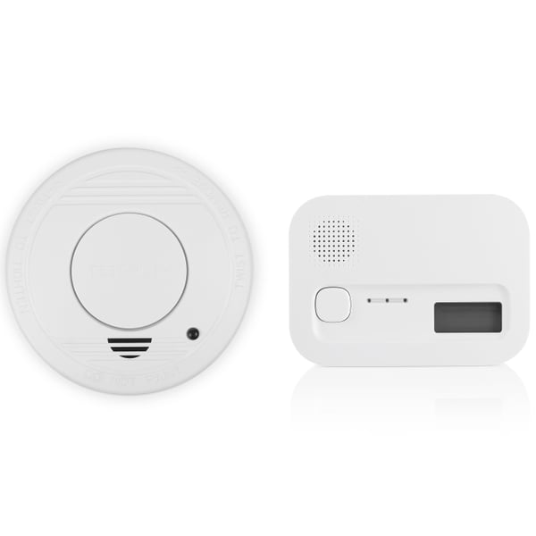 Smartwares Brannsikkerhetssett Røykvarsler + Karbonmonoksidalarm