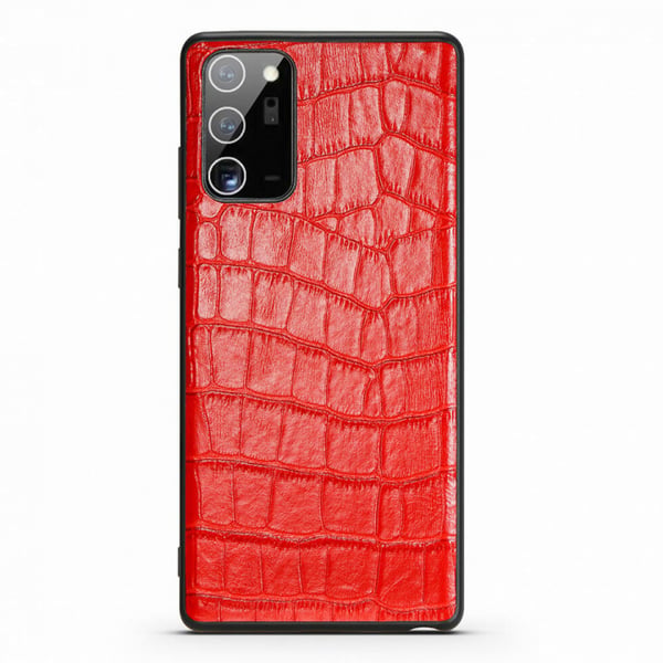 Nahkakotelo Samsung Note 20 Ultra, punainen Nahkakotelo Samsung Note 20 Ultra, punainen