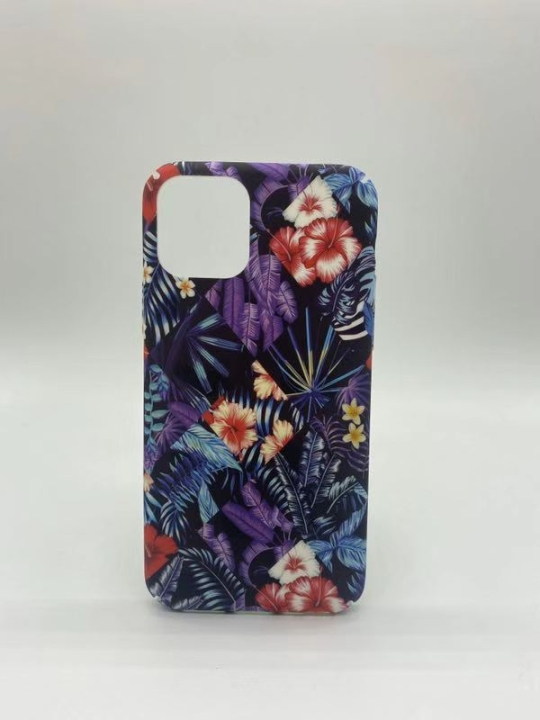 Marmor-etui med blomstermosaik til iPhone 11 Pro Max Marmor-etui med blomstermosaik til iPhone 11 Pro Max