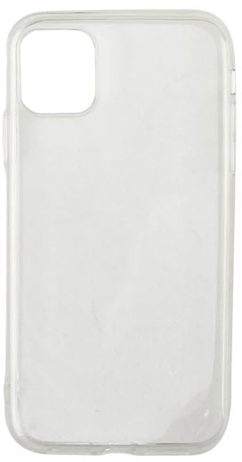 iPhone 11, TPU-kuori, läpinäkyvä