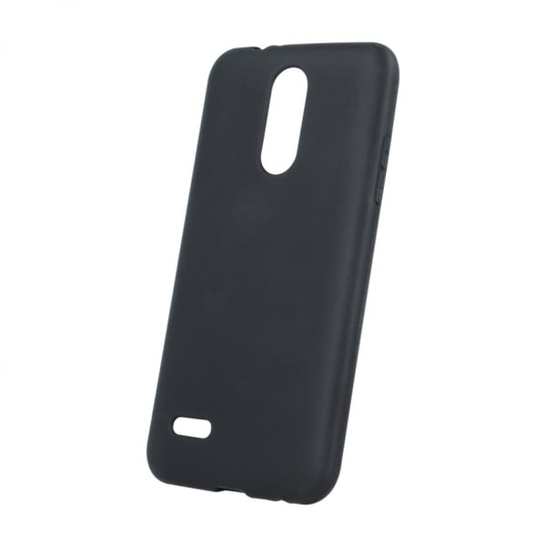 Mat TPU-etui til iPhone 16 Plus, sort