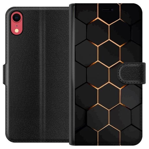 Lompakkokotelo Apple iPhone XR-laitteelle, jossa on Ylellinen Kuvio kuvio