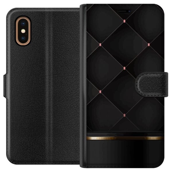 Lommeboketui til Apple iPhone XS Max med Luksuslinje motiv