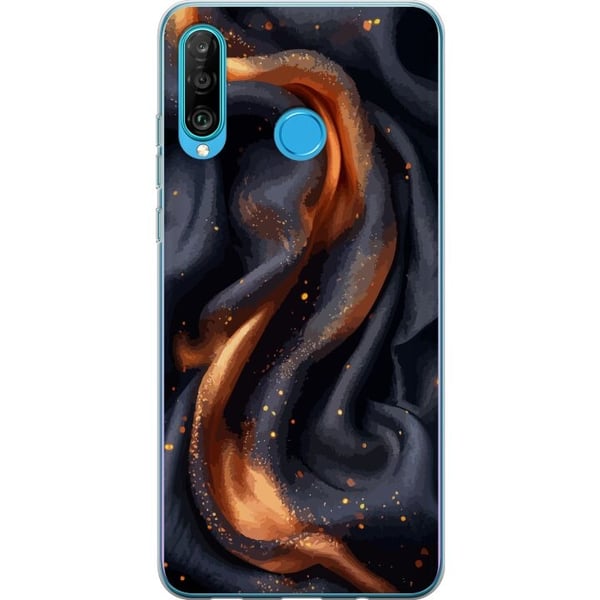 Mobilcover til Huawei P30 lite med Brandigt silke motiv