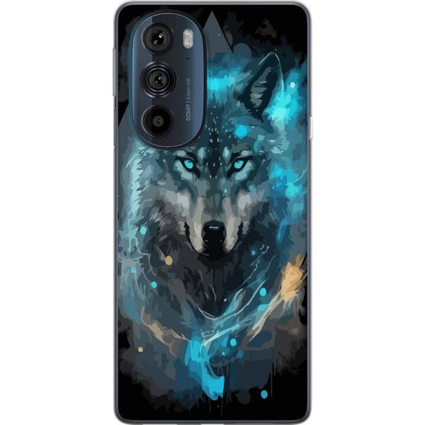 Mobildeksel til Motorola Edge 30 Pro med Ulve motiv