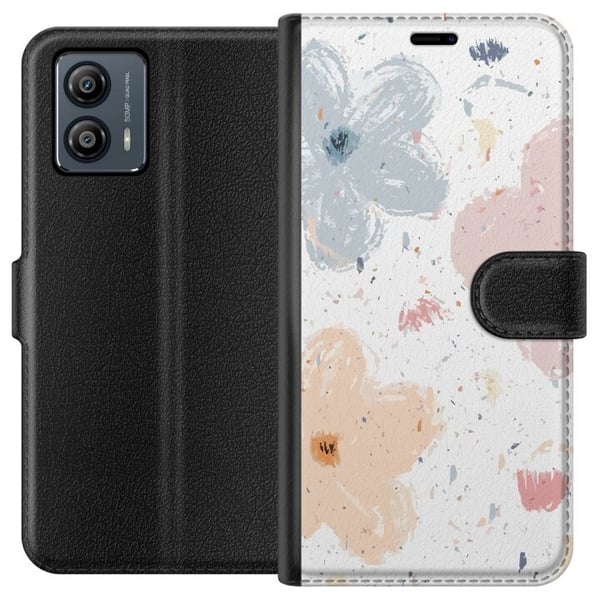 Lommeboketui til Motorola Moto G53 med Blomster motiv