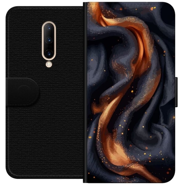 Tegnebogsetui til OnePlus 7 Pro med Brandigt silke motiv