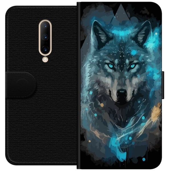 Lommeboketui til OnePlus 7 Pro med Ulve motiv