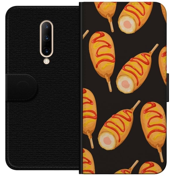 Plånboksfodral till OnePlus 7 Pro med Kycklingklubba motiv