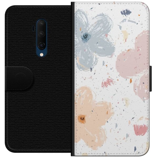 Tegnebogsetui til OnePlus 7T Pro med Blomster motiv