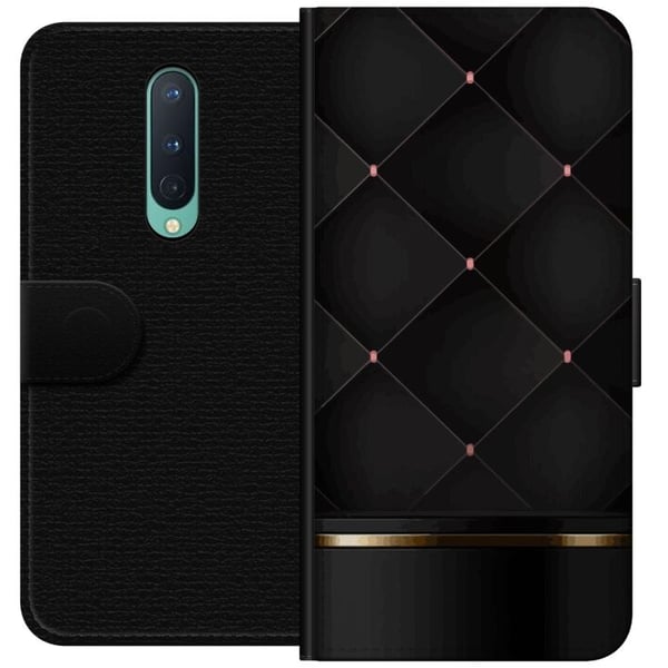 Lompakkokotelo OnePlus 8-laitteelle, jossa on Ylellinen linja kuvio