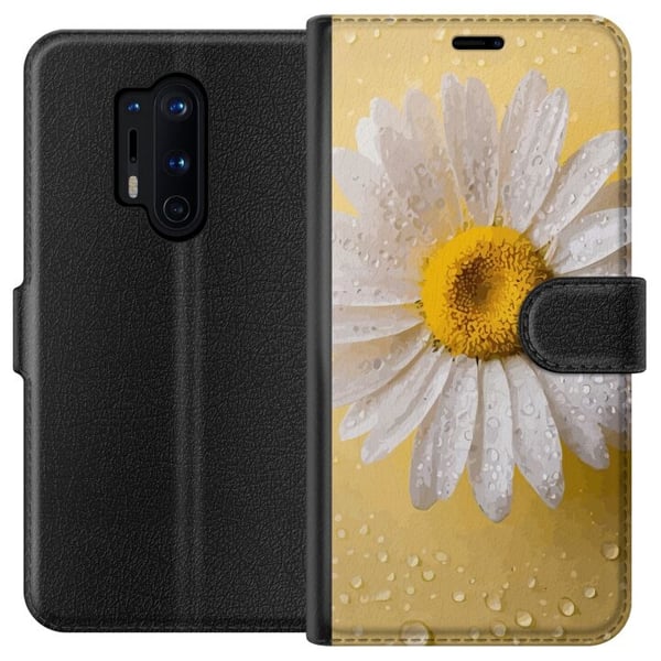 Lommeboketui til OnePlus 8 Pro med Porselensblomst motiv
