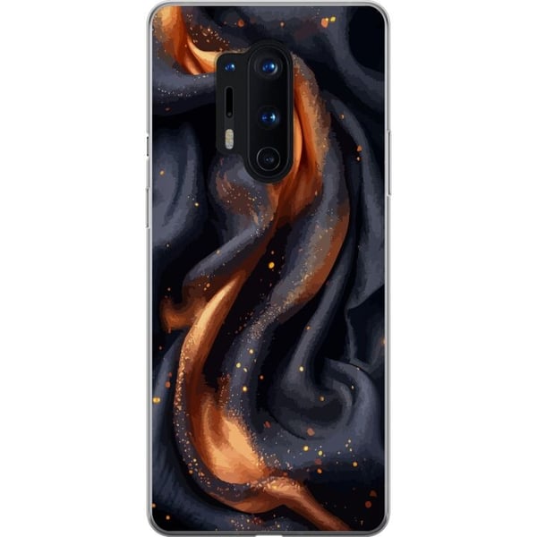 Mobildeksel til OnePlus 8 Pro med Brennende silke motiv
