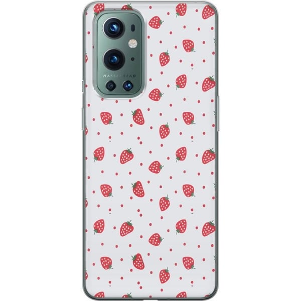 Mobildeksel til OnePlus 9 Pro med Jordbær motiv Mobildeksel til OnePlus 9 Pro med Jordbær motiv
