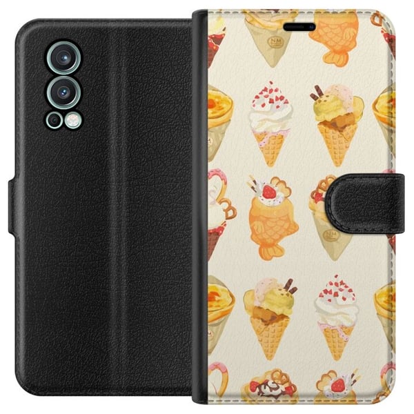 Plånboksfodral till OnePlus Nord 2 5G med Glassigt motiv