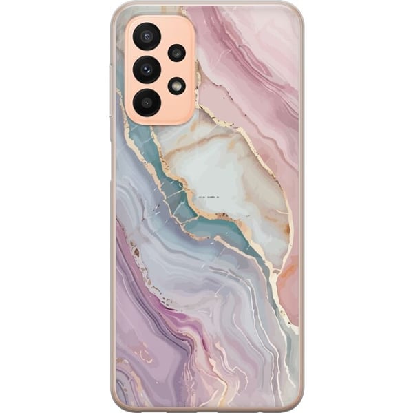 Mobildeksel til Samsung Galaxy A23 med Marmor motiv