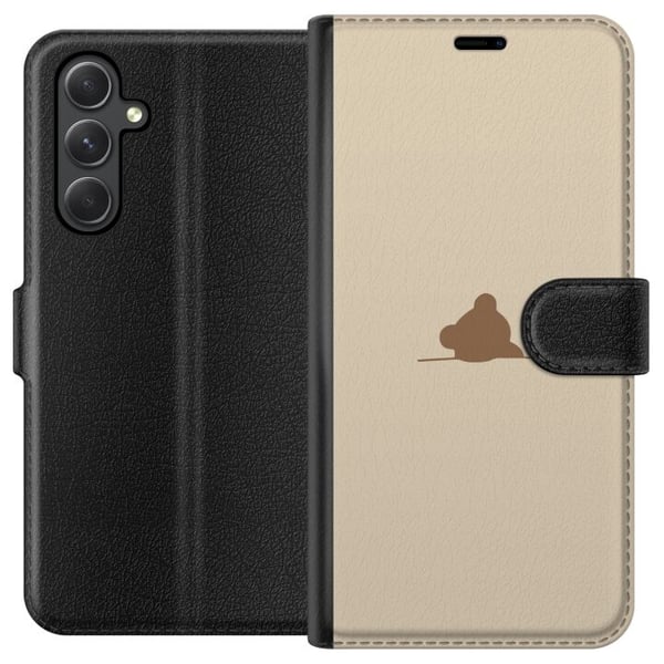 Lompakkokotelo Samsung Galaxy A25-laitteelle, jossa on Nalle kuvio