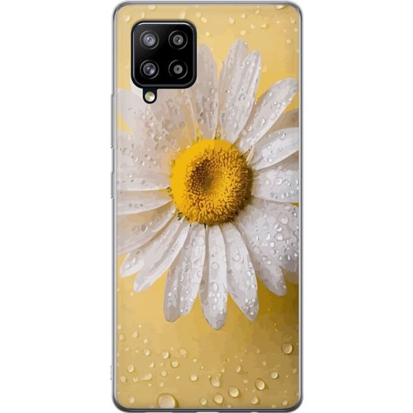 Mobildeksel til Samsung Galaxy A42 5G med Porselensblomst motiv