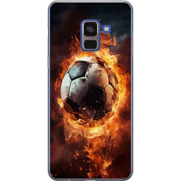 Mobildeksel til Samsung Galaxy A8 (2018) med Fotball motiv