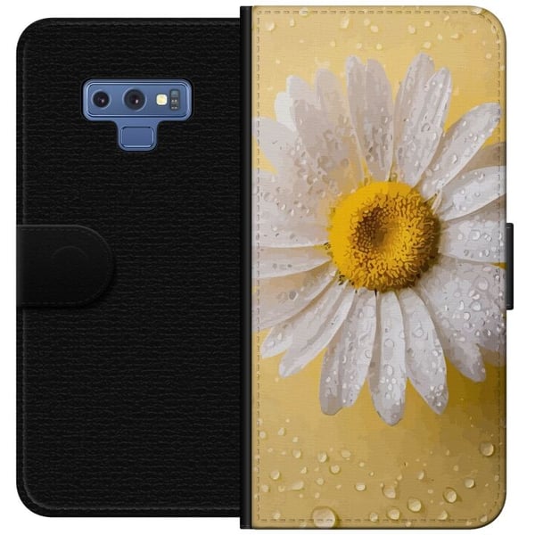 Lommeboketui til Samsung Galaxy Note9 med Porselensblomst motiv