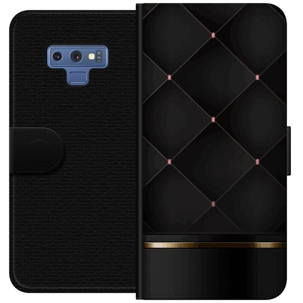 Lompakkokotelo Samsung Galaxy Note9-laitteelle, jossa on Ylellinen linja kuvio