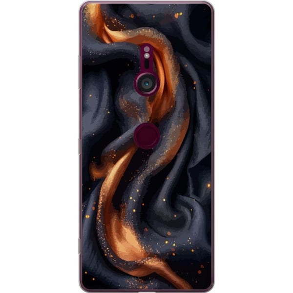 Mobildeksel til Sony Xperia XZ3 med Brennende silke motiv