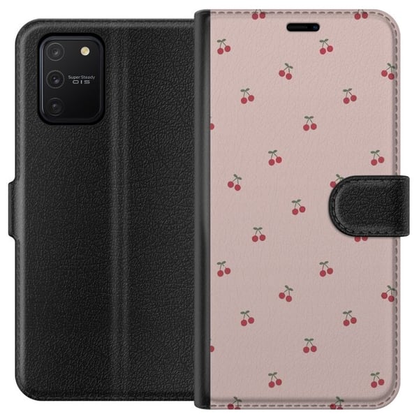 Lommeboketui til Samsung Galaxy S10 Lite med Kirsebær motiv
