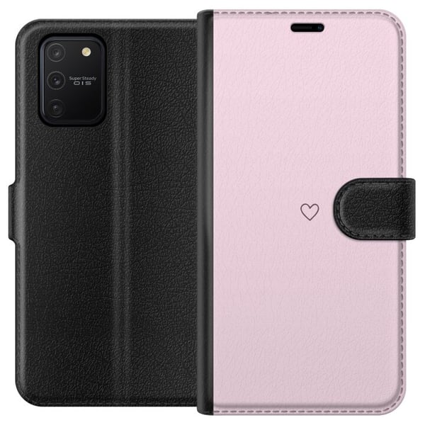 Lommeboketui til Samsung Galaxy S10 Lite med Hjerte motiv