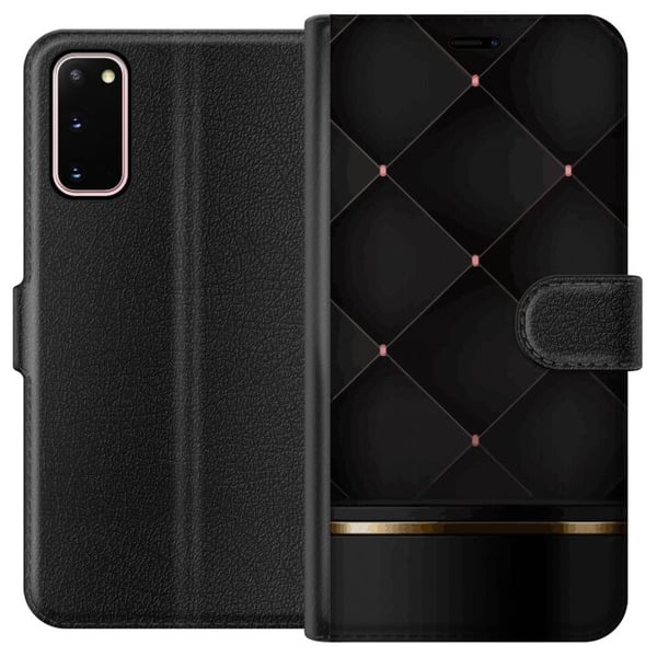 Lommeboketui til Samsung Galaxy S20 med Luksuslinje motiv
