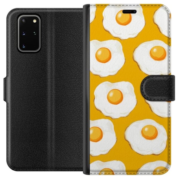 Lommeboketui til Samsung Galaxy S20+ med Stekt egg motiv