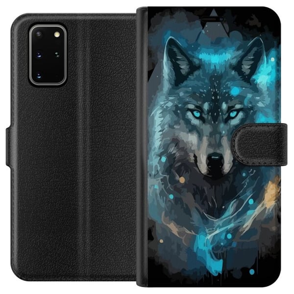 Lommeboketui til Samsung Galaxy S20+ med Ulve motiv