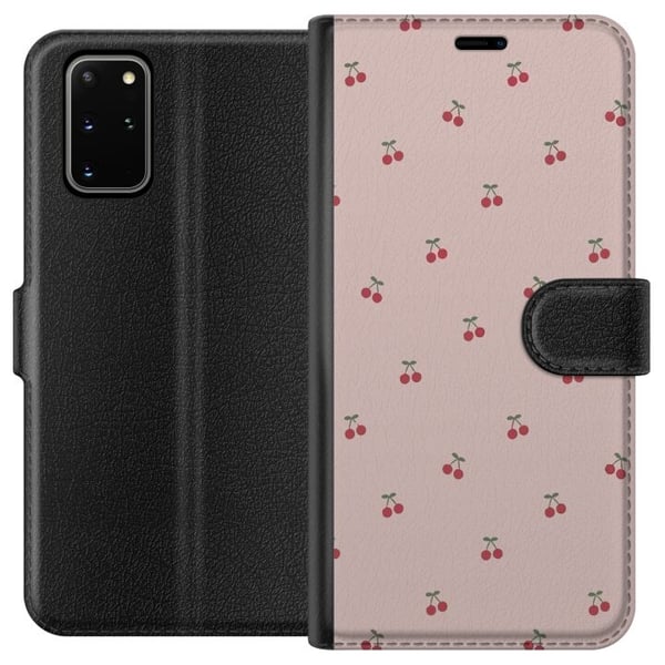 Lommeboketui til Samsung Galaxy S20+ med Kirsebær motiv