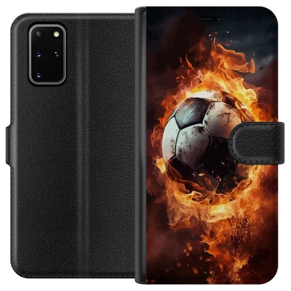 Lommeboketui til Samsung Galaxy S20+ med Fotball motiv