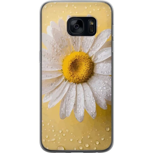 Mobildeksel til Samsung Galaxy S7 med Porselensblomst motiv