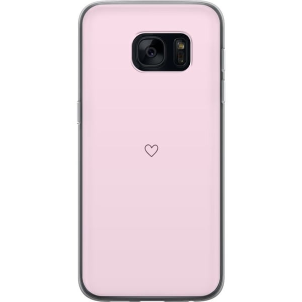 Mobildeksel til Samsung Galaxy S7 med Hjerte motiv