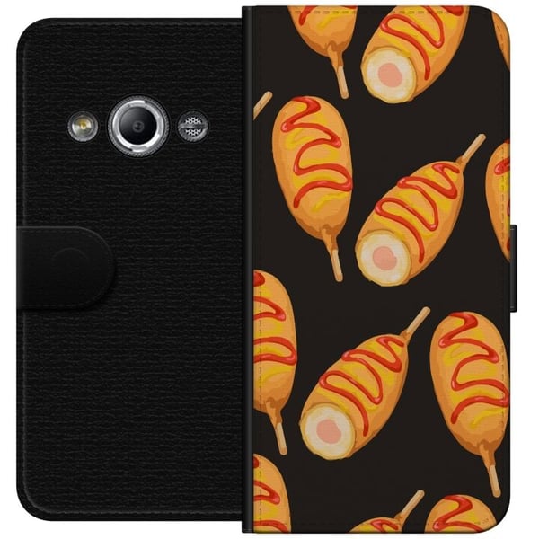 Lommeboketui til Samsung Galaxy Xcover 3 med Kyllinglår motiv