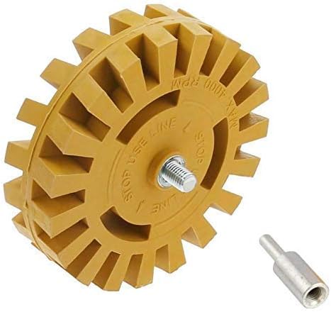 4-tums pneumatisk gummiplatta för borttagning av dekaler, 20 mm 4-tums pneumatisk gummiplatta för borttagning av dekaler, 20 mm