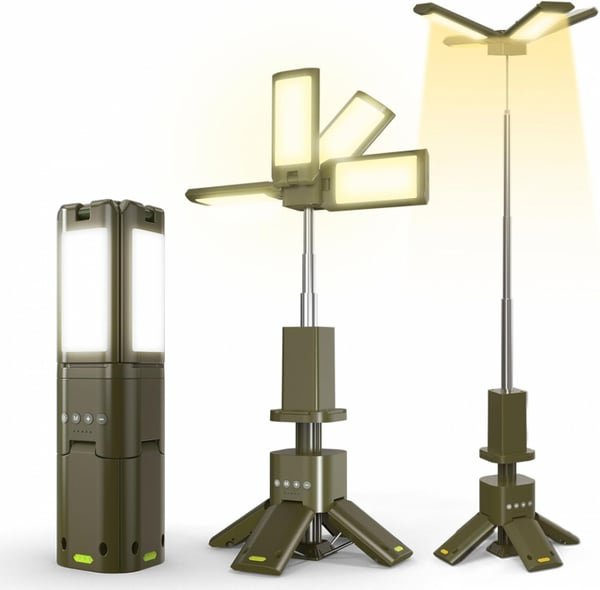 Multifunktionell hopfällbar LED-lampa 14000mAh