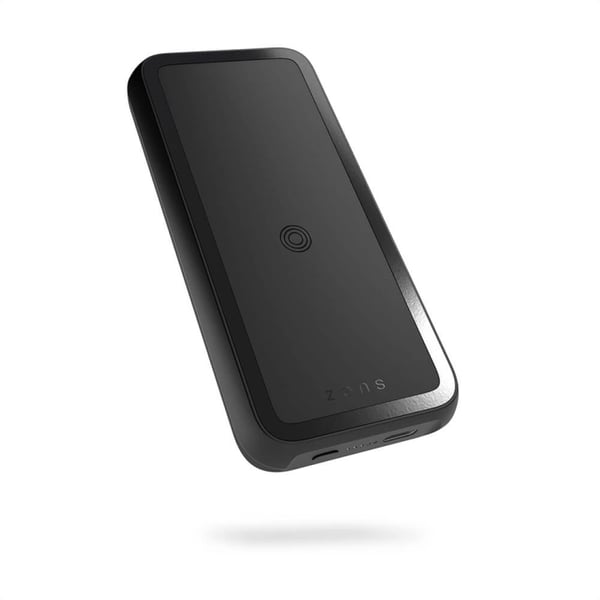 Zens Magnetisk Qi Powerbank One Side QI 10000mAh Svart Zens Magnetisk Qi Powerbank One Side QI 10000mAh Svart