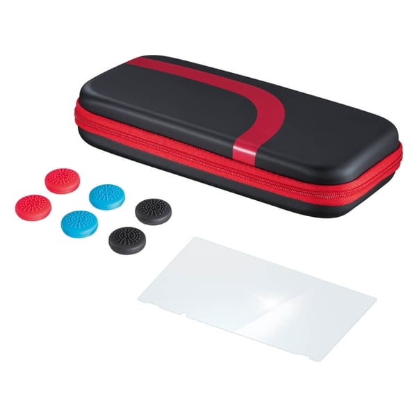 Hama Tilbehørssæt til Nintendo Switch Sort/Rød