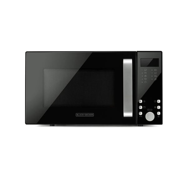 BLACK+DECKER Mikrobølgeovn med grill 23L 900W Sort