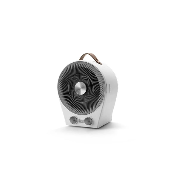 BLACK+DECKER Värmefläkt 2-i-1 Vit