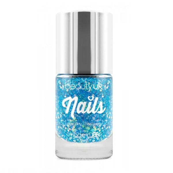 BeautyUK Beauty UK Glitter Nail Polish - Supernova Blue