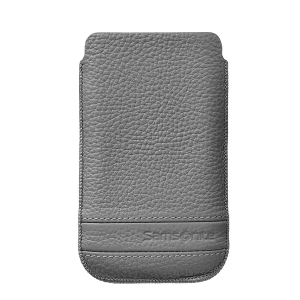 Samsonite Mobile Bag Classic Leather Large Grey