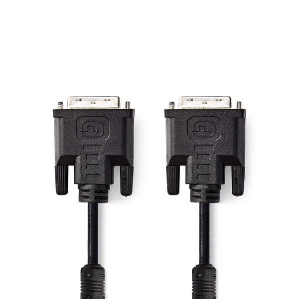 Nedis DVI-kabel | DVI-I 24+5-Pin Han | DVI-I 24+5-Pin Han | 2560x1600 | Nikkelplateret | 2.00 m | Lige | PVC | Sort | Konvolut