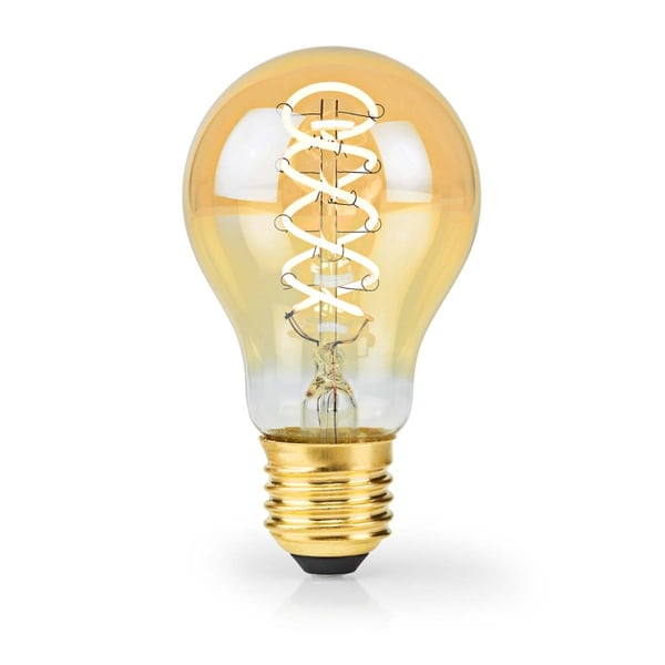 Nedis LED lyspære E27 | A60 | 3.8 W | 250 lm | 2100 K | Dimbar | Ekstra varm hvit | Retro Style | 1 stk