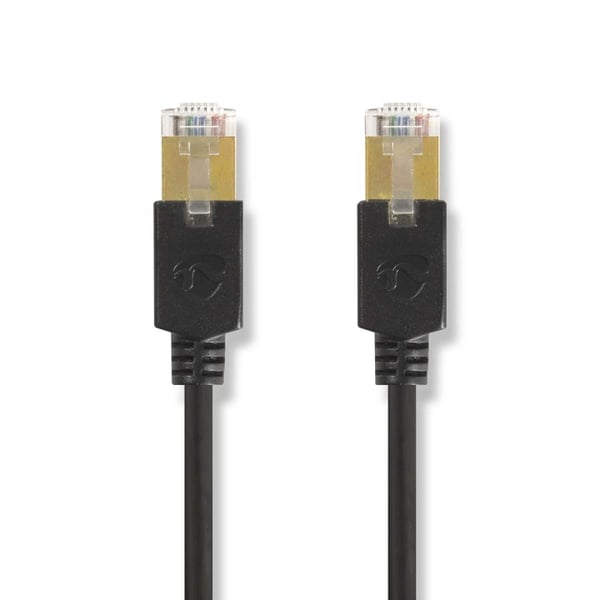Nedis CAT6 Nettverkskabel | RJ45 Han | RJ45 Han | F/UTP | 3.00 m | Rund | LSZH / PVC | Antrasitt | Vindus boks